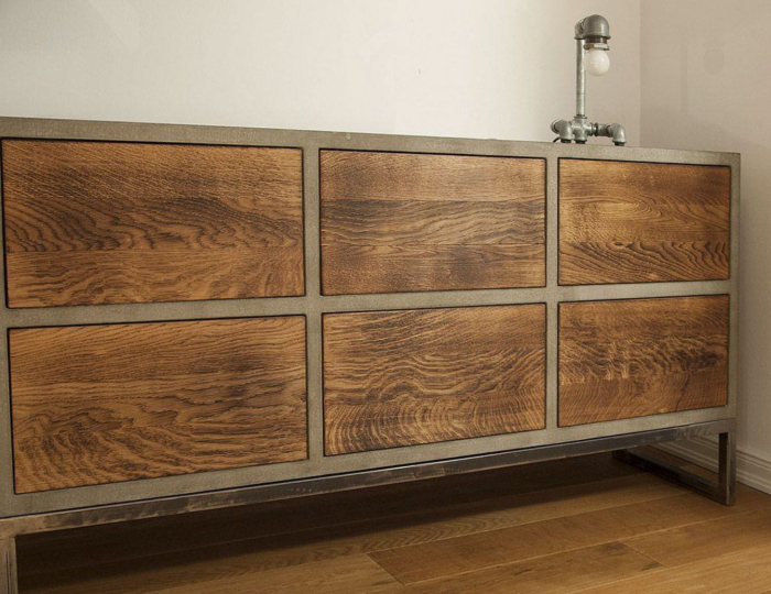 Стеллаж «Сенатор» - Изделия из бетона под ключ - «DeConcrete»