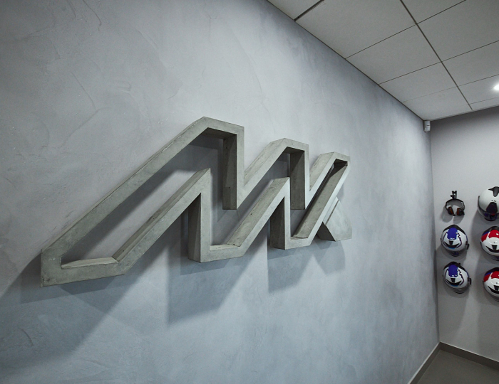 Логотипы из бетона