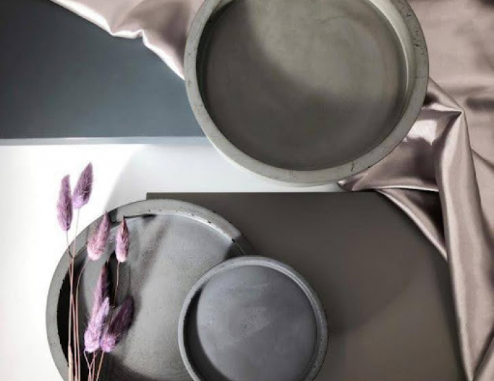 Тарелки подставки - Изделия из бетона под ключ - «DeConcrete»