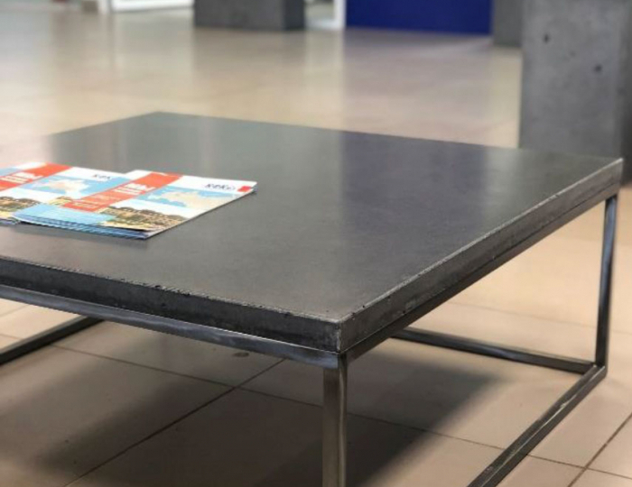 Журнальный столик «Симпл-3» - Изделия из бетона под ключ - «DeConcrete»