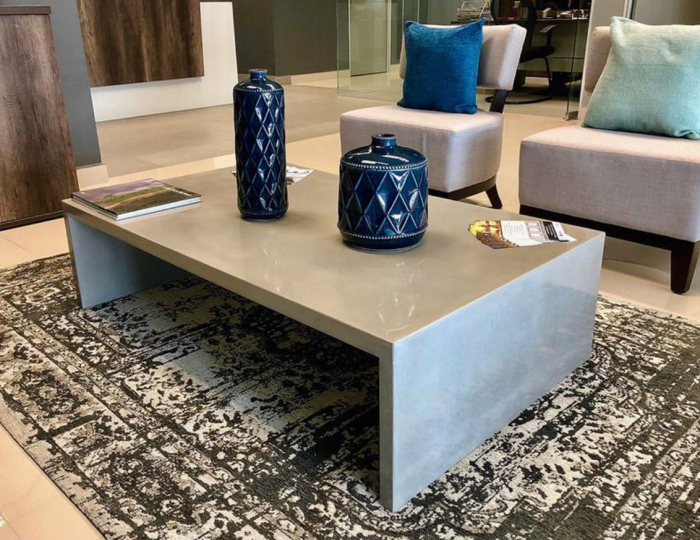 Журнальный столик «Симпл» - Изделия из бетона под ключ - «DeConcrete»