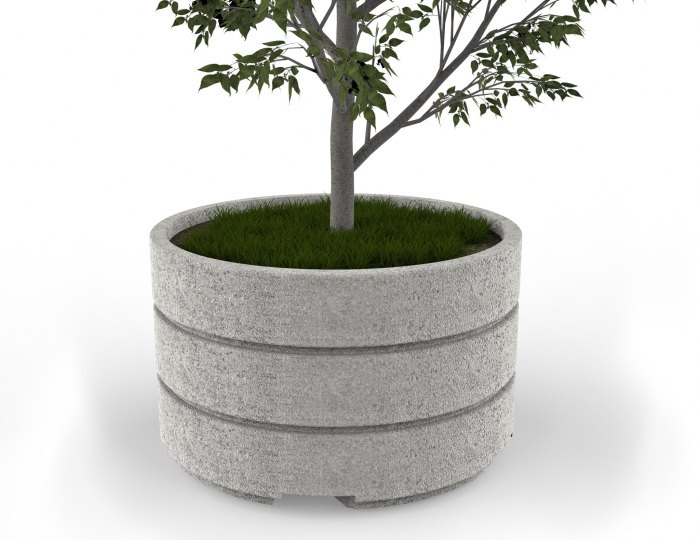 Вазон для деревьев «Биг» - Изделия из бетона под ключ - «DeConcrete»