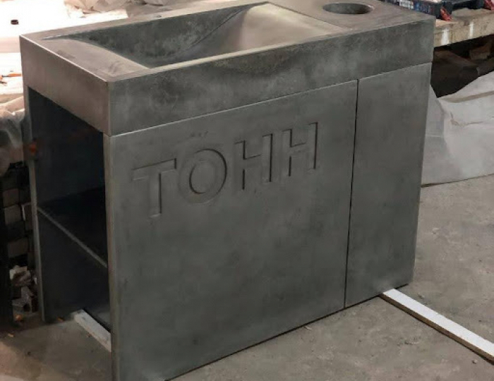 Раковина с тумбой - Изделия из бетона под ключ - «DeConcrete»