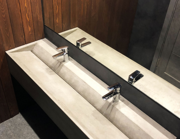 Раковина «Лонг» - Изделия из бетона под ключ - «DeConcrete»