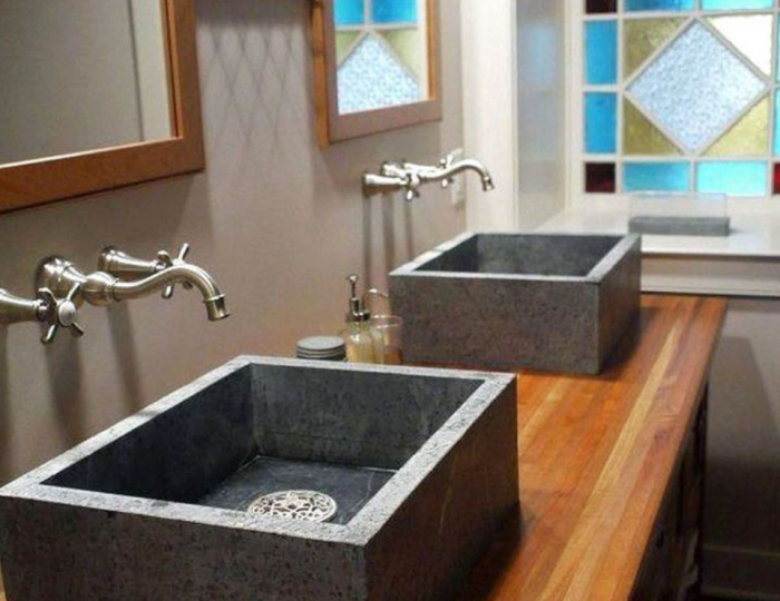 Раковина «Сингл» - Изделия из бетона под ключ - «DeConcrete»