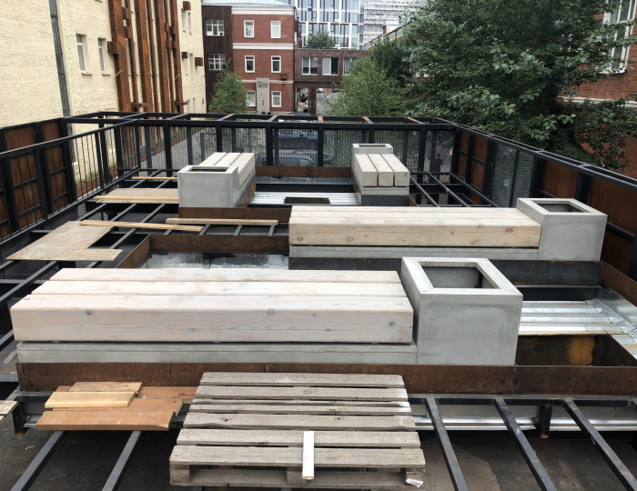 Лавочки «Форест» - Изделия из бетона под ключ - «DeConcrete»